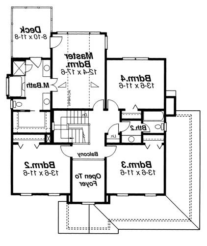 Second Floor image of ASHWORTH House Plan